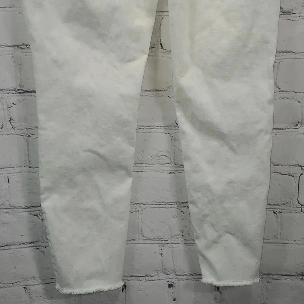 Nine West Gramercy Skinny Capri White Ankle Jeans Size 4 - Picture 9 of 16
